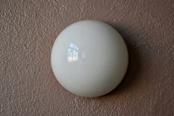 Online Pamono Glass and Metal Wall Light