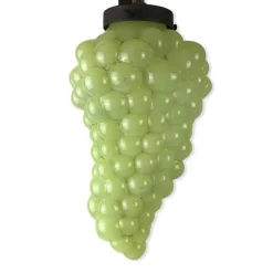 Clearance Pamono Glass Appliques with Grape Bunches, 1960s, Set of 4