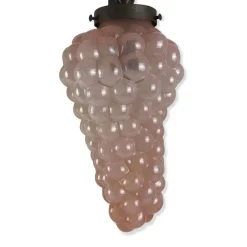 Clearance Pamono Glass Appliques with Grape Bunches, 1960s, Set of 4