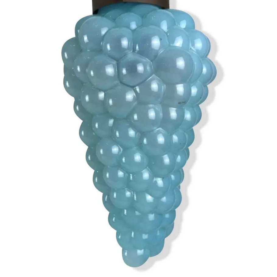 Clearance Pamono Glass Appliques with Grape Bunches, 1960s, Set of 4