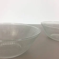 Discount Pamono Glass Bowls by Wilhelm Wagenfeld for VLG Weisswasser, Germany, Set of 2