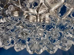 Hot Pamono Glass Bubble Texture Wall or Ceiling Lamp by Helena Tynell for Bega Limburg, Germany, 1960s