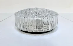 Hot Pamono Glass Bubble Texture Wall or Ceiling Lamp by Helena Tynell for Bega Limburg, Germany, 1960s