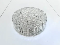 Hot Pamono Glass Bubble Texture Wall or Ceiling Lamp by Helena Tynell for Bega Limburg, Germany, 1960s