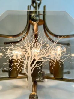 Clearance Pamono Glass Chandelier Baum-Tree of Life by Luigi Colani for Sische, 1970s