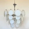 Online Pamono Glass Disc Ceiling Light from Vistosi, 1960s