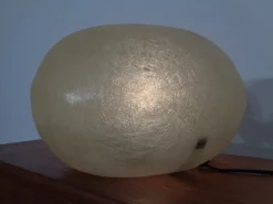 Pamono Glass Fiber Table Lamp by André Cazenave for Atelier-A, 1960s