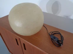 Pamono Glass Fiber Table Lamp by André Cazenave for Atelier-A, 1960s