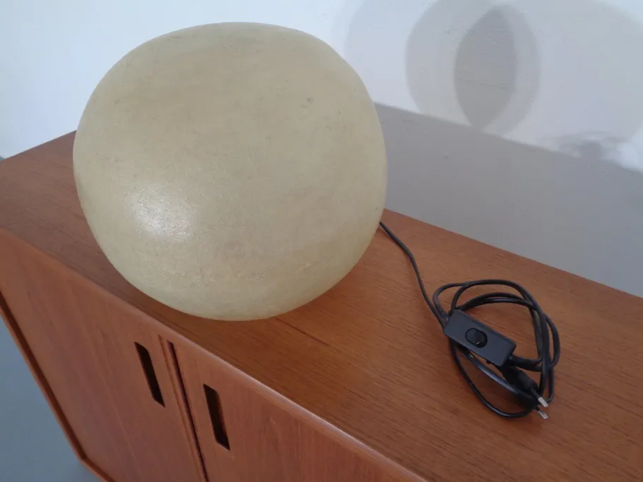 Pamono Glass Fiber Table Lamp by André Cazenave for Atelier-A, 1960s