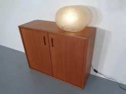 Pamono Glass Fiber Table Lamp by André Cazenave for Atelier-A, 1960s