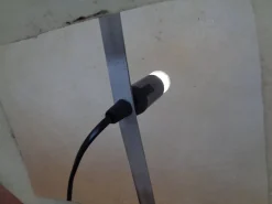 Pamono Glass Fiber Table Lamp by André Cazenave for Atelier-A, 1960s