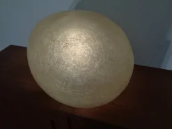 Pamono Glass Fiber Table Lamp by André Cazenave for Atelier-A, 1960s