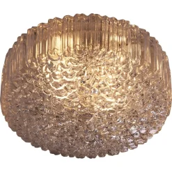 Discount Pamono Glass Flush Mount or Sconce by Helena Tynell for Glashütte Limburg, 1960s