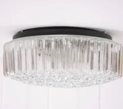 Discount Pamono Glass Flush Mount or Sconce by Helena Tynell for Glashütte Limburg, 1960s