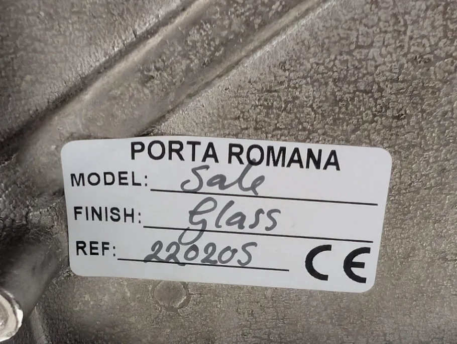 Online Pamono Glass Lamps from Porta Romana, Set of 2