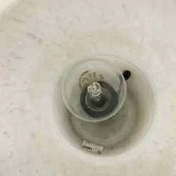 New Pamono Glass Mushroom Table Desktop Light from Glashütte Limburg, Germany, 1970s