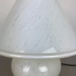 New Pamono Glass Mushroom Table Desktop Light from Glashütte Limburg, Germany, 1970s