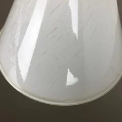 New Pamono Glass Mushroom Table Desktop Light from Glashütte Limburg, Germany, 1970s