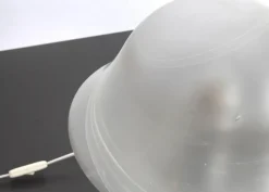 Sale Pamono Glass Mushroom Table Lamp attributed to Peill & Putzler, Germany, 1970s