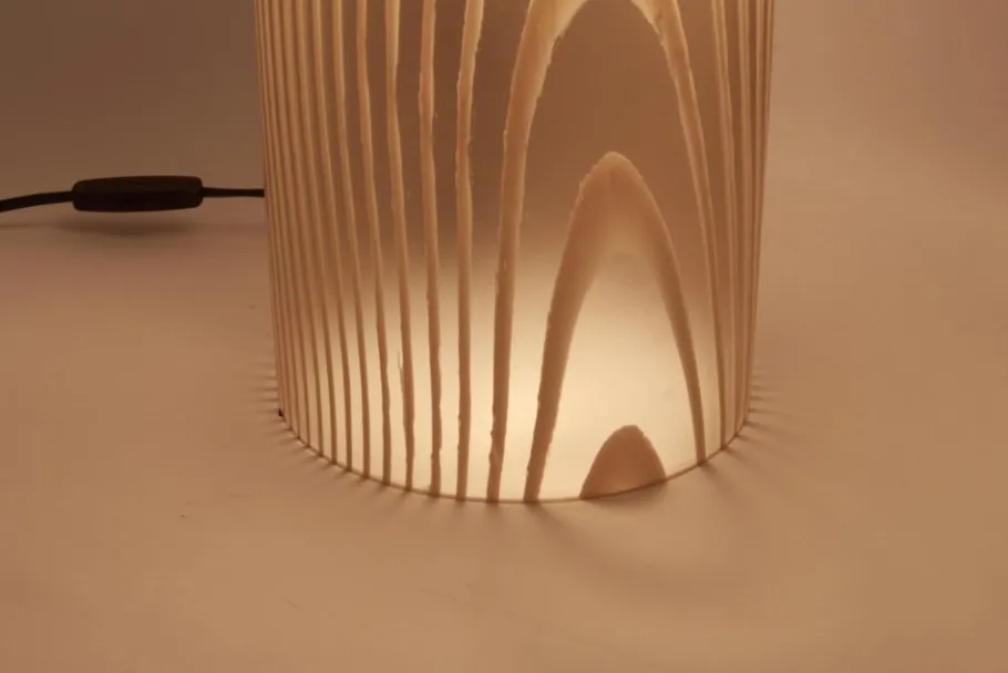 Online Pamono Glass Mushroom Table Lamps from Peill & Putzler, Germany, 1970s