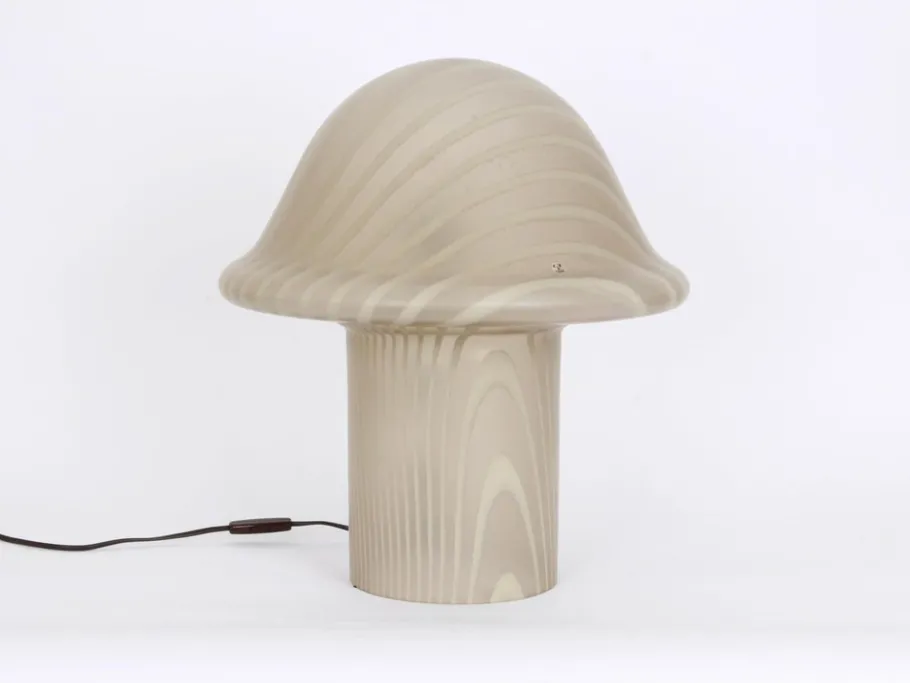 Online Pamono Glass Mushroom Table Lamps from Peill & Putzler, Germany, 1970s