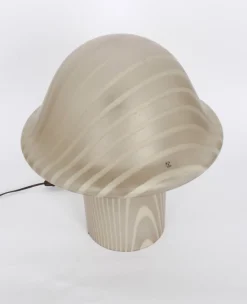 Online Pamono Glass Mushroom Table Lamps from Peill & Putzler, Germany, 1970s