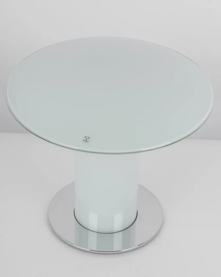 Online Pamono Glass Mushroom Table Lamp attributed to Peill & Putzler, Germany, 1970s