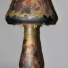 Sale Pamono Glass Paste Mushroom Lamp by Emile Gallé, 1980s
