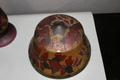 Sale Pamono Glass Paste Mushroom Lamp by Emile Gallé, 1980s