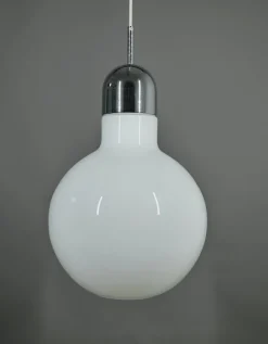 Online Pamono Glass Pendant Lamp, Germany, 1970s