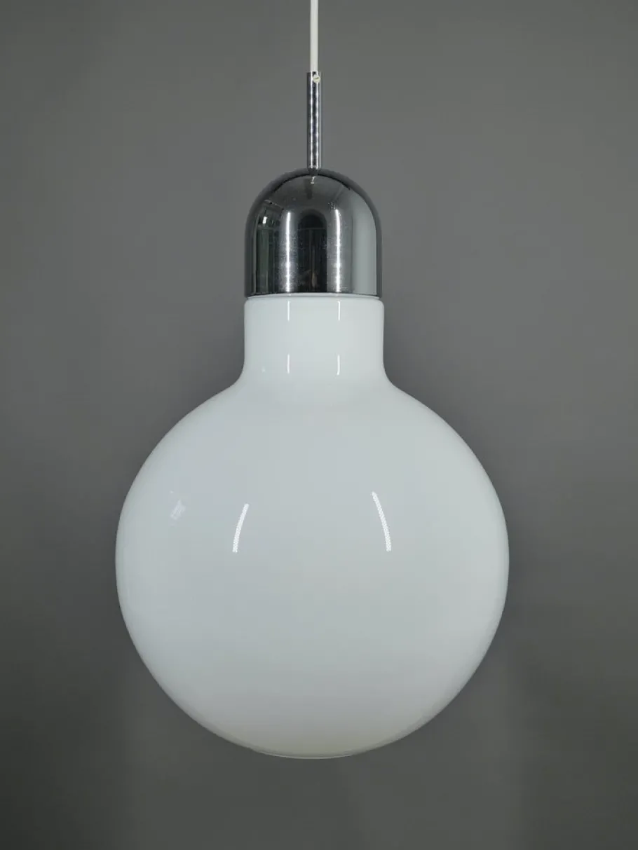 Online Pamono Glass Pendant Lamp, Germany, 1970s