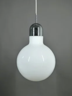 Online Pamono Glass Pendant Lamp, Germany, 1970s