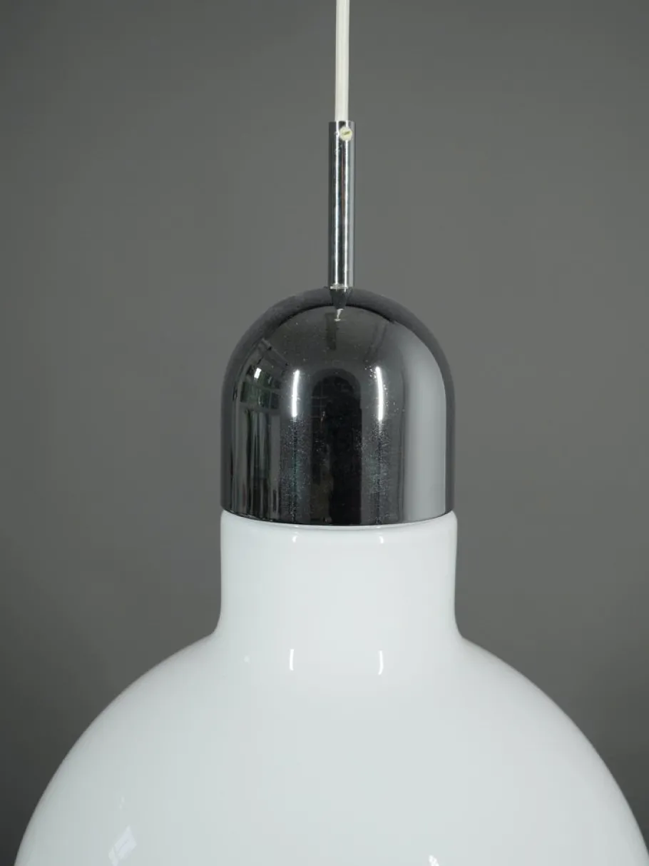 Online Pamono Glass Pendant Lamp, Germany, 1970s