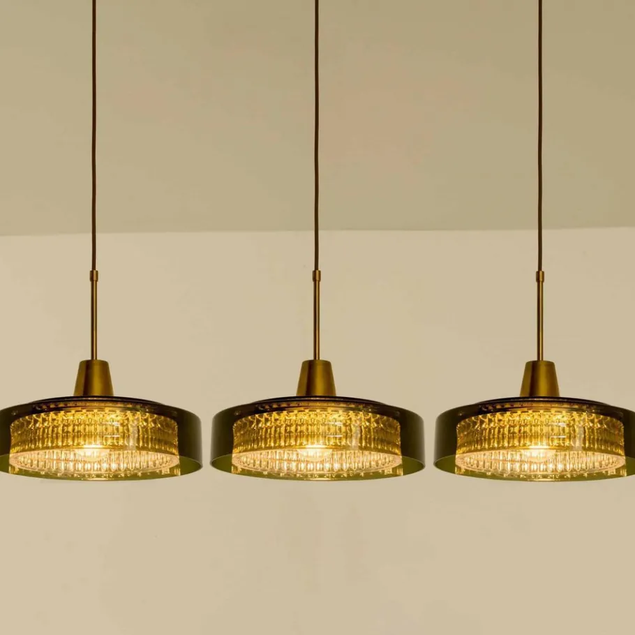 Best Pamono Glass Pendants by Carl Fagerlund for Orrefors, 1960s, Set of 2