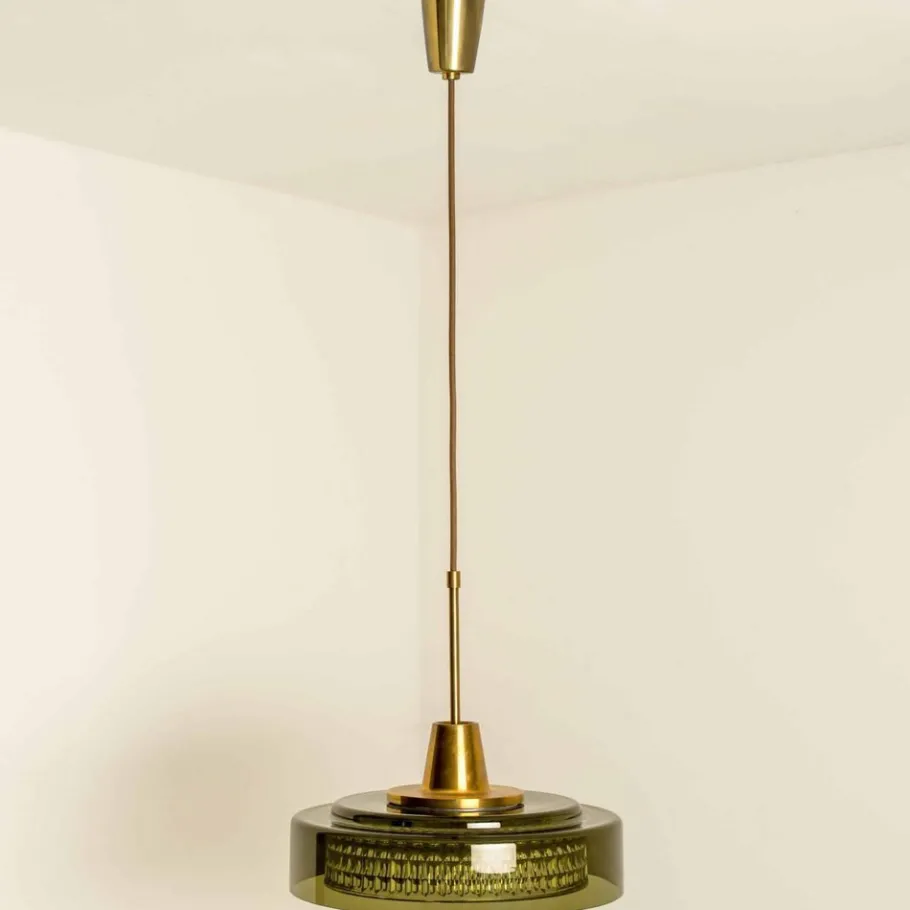 Best Pamono Glass Pendants by Carl Fagerlund for Orrefors, 1960s, Set of 2