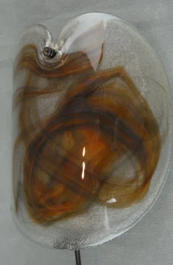 Discount Pamono Glass Sconce by Per Lutken for Holmegaard, 1972