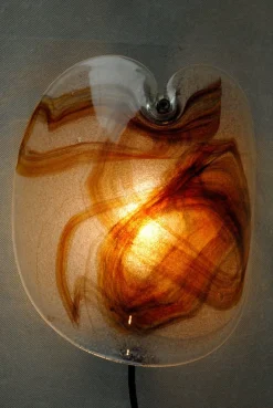 Discount Pamono Glass Sconce by Per Lutken for Holmegaard, 1972