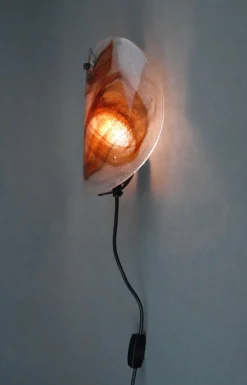 Discount Pamono Glass Sconce by Per Lutken for Holmegaard, 1972