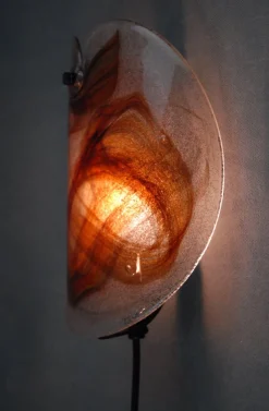 Discount Pamono Glass Sconce by Per Lutken for Holmegaard, 1972