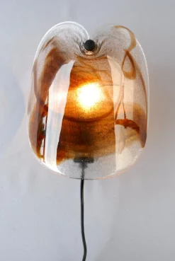 Best Pamono Glass Sconce by Per Lutken for Holmegaard, 1972