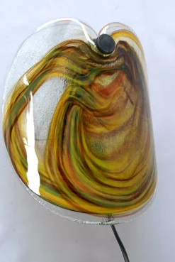 Online Pamono Glass Sconce by Per Lutken for Holmegaard, 1972