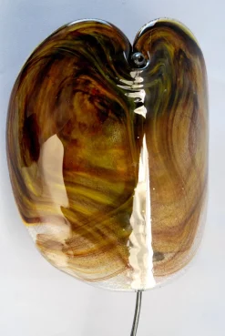 Hot Pamono Glass Sconce by Per Lutken for Holmegaard, 1972