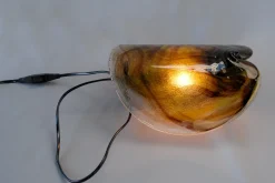 Hot Pamono Glass Sconce by Per Lutken for Holmegaard, 1972