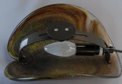 Hot Pamono Glass Sconce by Per Lutken for Holmegaard, 1972