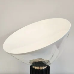 Pamono Glass Table Lamp by Castiglioni for Flos, 1970s