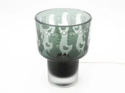 Hot Pamono Glass Table Lamp by Ove Sandeberg for Kosta Boda, Sweden, 1960s