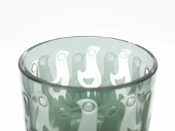 Hot Pamono Glass Table Lamp by Ove Sandeberg for Kosta Boda, Sweden, 1960s