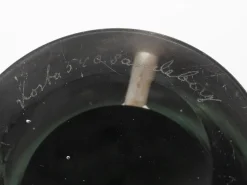 Hot Pamono Glass Table Lamp by Ove Sandeberg for Kosta Boda, Sweden, 1960s