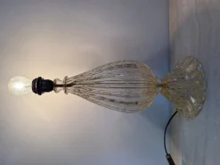 Sale Pamono Glass Table Lamp from Barovier & Toso, Italy, 1970s