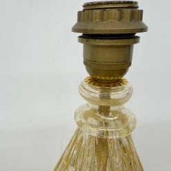 Sale Pamono Glass Table Lamp from Barovier & Toso, Italy, 1970s